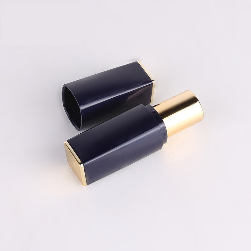 Lightweight Luxury Empty Black Lipstick Tubes Packaging Custom Color And Size