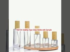 নমুনা সহ রোল অন সিলিং টাইপ গ্লাস বোতল