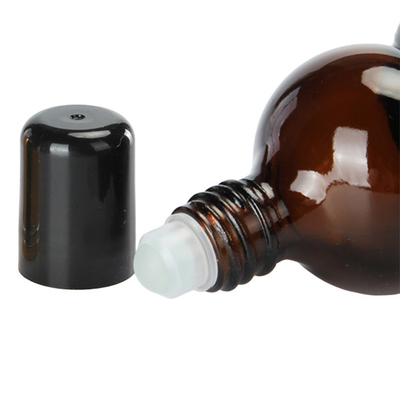 Wholesale 10-100ml Amber Double Gourd Shaped Essential Oil Roller Bottles‌ Eco-Friendly