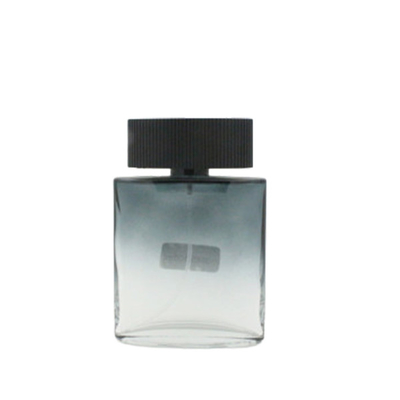 Refillable Glass Perfume Bottle with uv galvanized cap and various colors