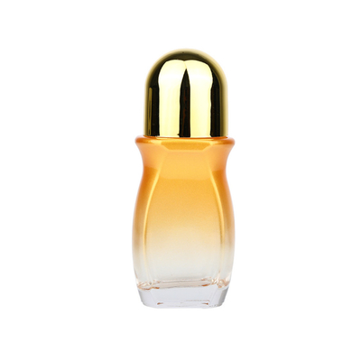 ‌50ml বড় রোল-অন বল বোতল, লিক-প্রুফ স্বচ্ছ কাঁচের প্রয়োজনীয় তেলর বোতল, পারফিউম রিফিল করার জন্য প্লাস্টিক রোল-অন বল সহ